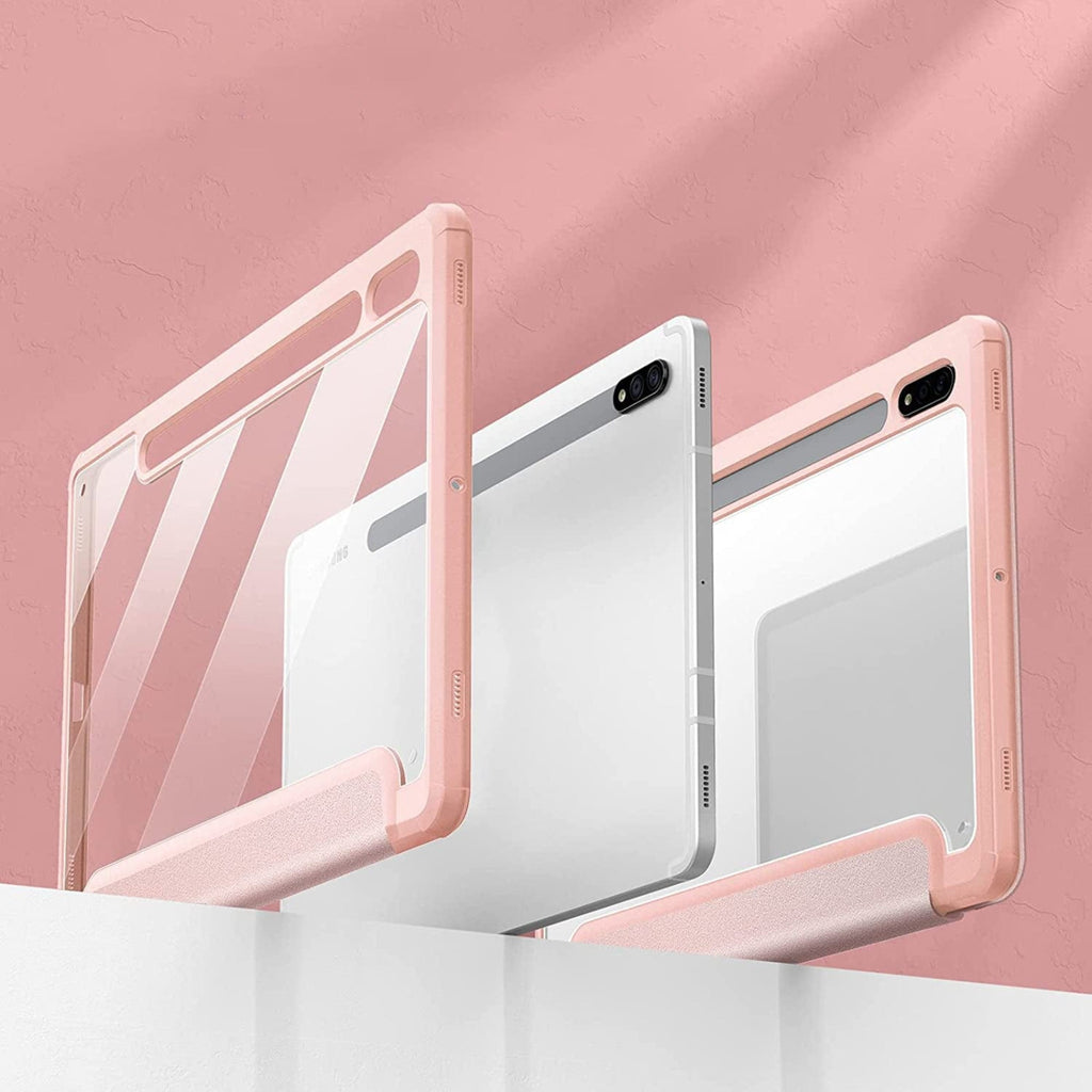 SAHARA - Bi-Fold Folio Case for Samsung Galaxy Tab S8, Tab S9 and Tab S9 FE - Blush Pink