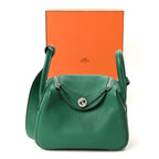 Taurillon Clemence Mini Lindy 20 Vert Vertigo