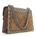 GG Supreme Monogram Medium Dionysus Shoulder Bag Taupe
