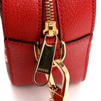GG Supreme Monogram Apple Small Retro Interlocking G Shoulder Bag Beige Multicolor Lobster Red