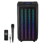 Supersonic 2 X 6.5" Sound Traveler Portable Backpack Speaker W TWS, LED Lights (IQ-8265BT)