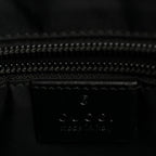 GG Supreme Monogram Web Messenger Bag Black