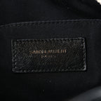 Calfskin Matelasse Monogram Lou Camera Bag Black