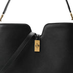 Smooth Calfskin Medium Camille 16 Soft Bag Black