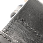 Suede Calfskin Aliosha Messenger Cappuccino Black