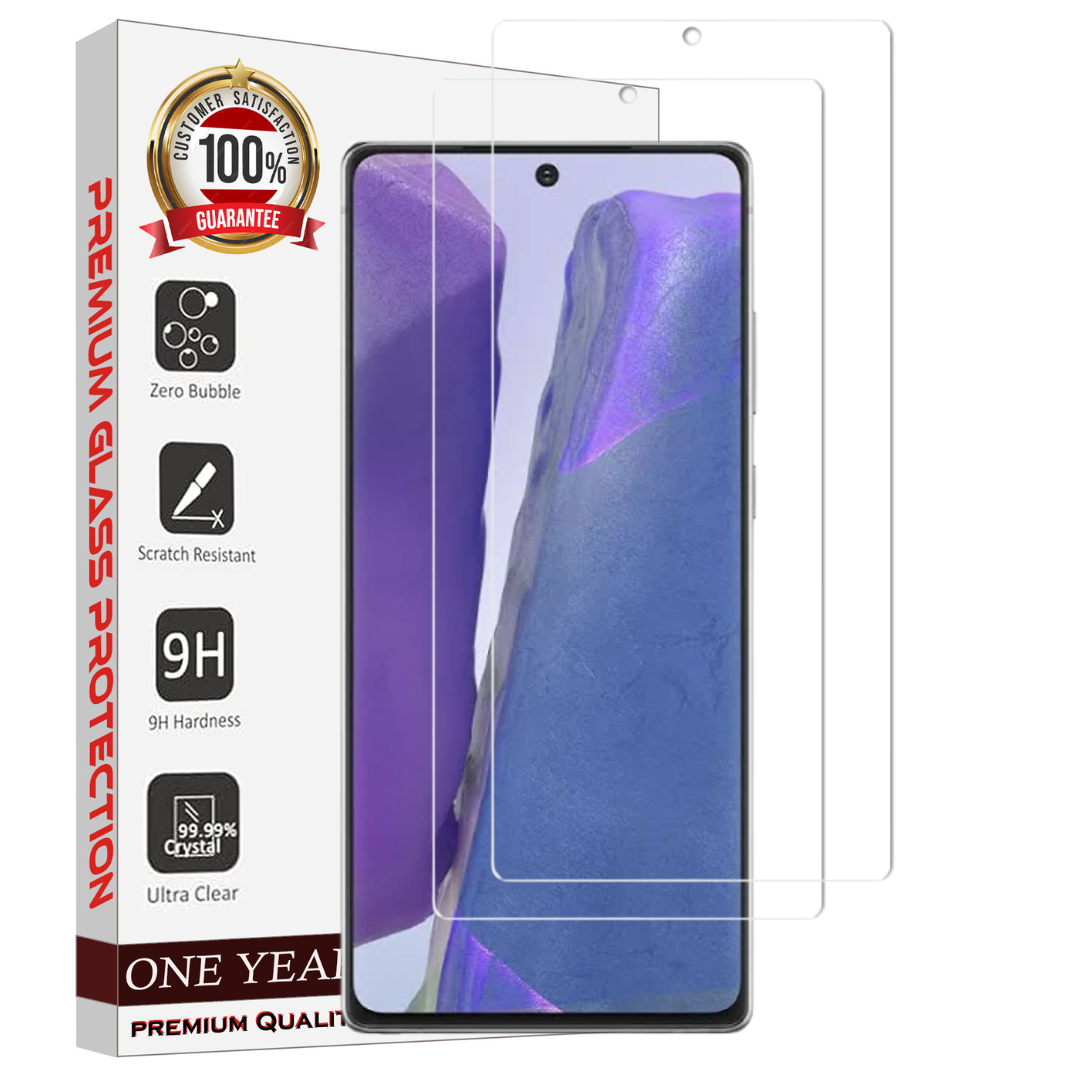 Entronix Clear Screen Protector Compatible with Galaxy Note 10 - 2-Piece Combo