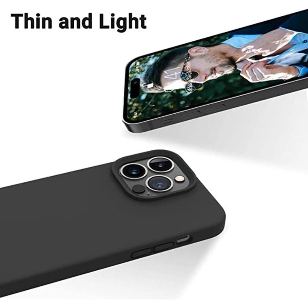 Entronix Case Compatible with iPhone 14 - Soft-Touch Liquid Silicone