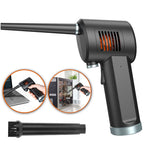 Compressed Air Duster;  New Generation Canned Air;  36000 RPM Electric Air Can for Computer Keyboard Electronics Cleaning;  8000mAh Rechargeable Battery;  Reusable Dust Destroyer