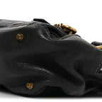 Calfskin Paddington Small Shoulder Bag Black