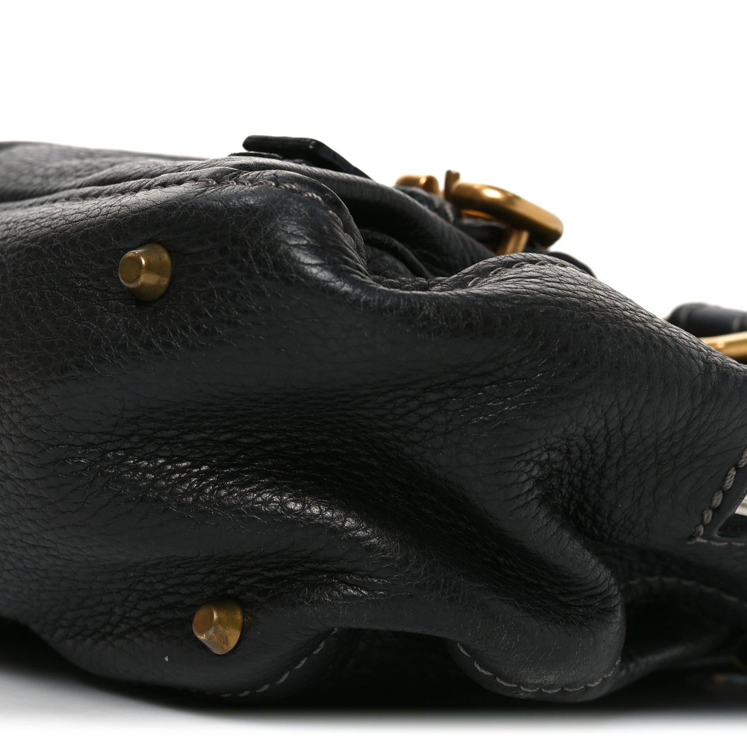 Calfskin Paddington Small Shoulder Bag Black