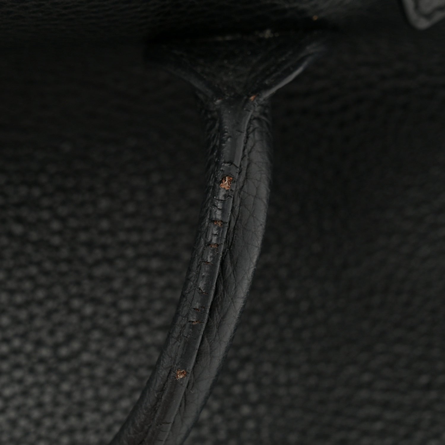 Grained Calfskin Baby Sac De Jour Souple Black