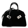 Velvet Strass XS Hug Bag Black