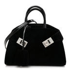 Velvet Strass XS Hug Bag Black