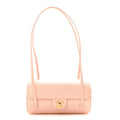 Shiny Caviar Preppy Coco Small Bowling Bag Light Pink