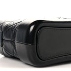 Aged Calfskin Quilted Small Gabrielle Hobo Black