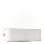 Lambskin Quilted Mini Flap Bag White
