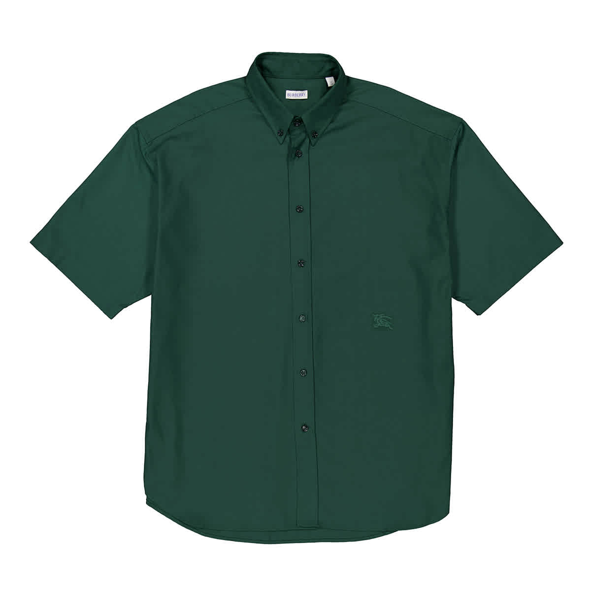 Burberry Hemd aus Baumwoll-Oxford mit EKD-Logo-Stickerei