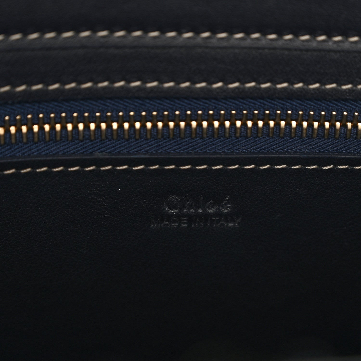 Felt Shiny Calfskin Medium Woody Ribbon Tote Obscure Navy