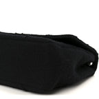 Wool Jumbo Chocolate Bar Mademoiselle Flap Black