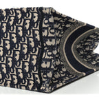 Oblique Medium Book Tote Blue Multicolor