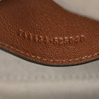 Sakai Be Green Calfskin Diagonal Stitched Blondie Top Handle Bag Cuir