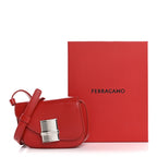 Dappled Calfskin XS Fiamma Crossbody Flame Red