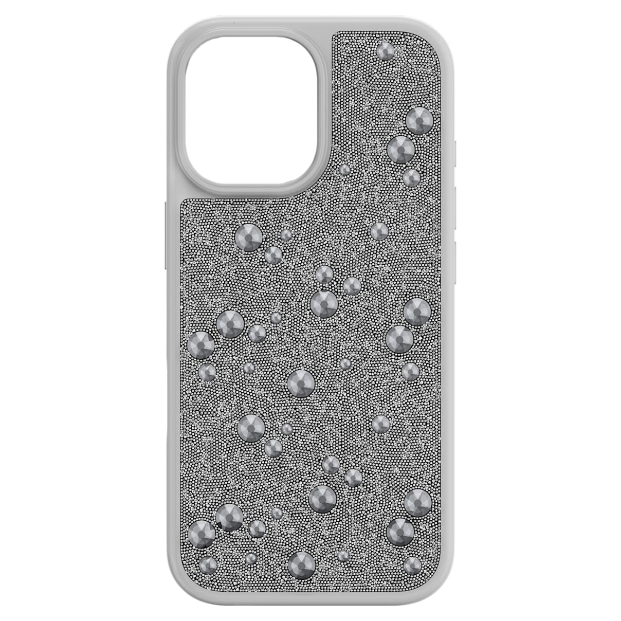 High smartphone case, Flat Back crystals, iPhone 17, Black