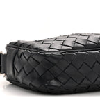 Calfskin Intrecciato Small Camera Bag Navy