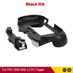 Gamepad Hand Grip Joystick Shell Case with L2 R2 Trigger Buttons for PS Vita 2000 Slim and Front L2 R2 Kits