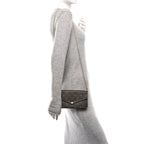 Monogram Pochette Felicie Chain Wallet Fuchsia