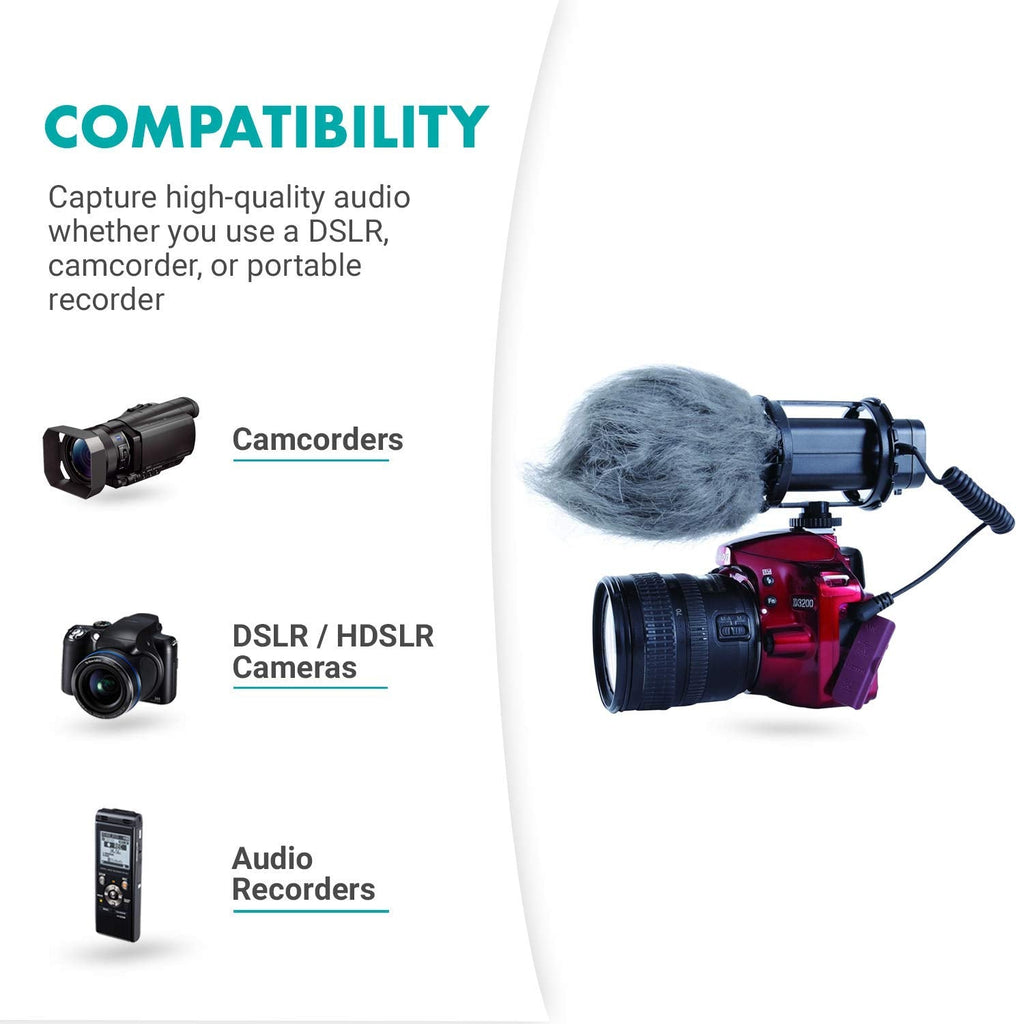 Movo VXR300 X/Y Stereo Condenser Video Microphone