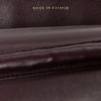 Lambskin Chevron Quilted Wallet On Chain WOC Black