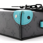 Reverse Monogram Eclipse Steamer Wearable Wallet Turquoise