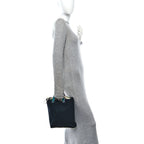 Canvas Taurillon Silk Petit H Tote Multicolor