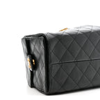 Caviar Quilted Small Chanel 25 Handbag Black