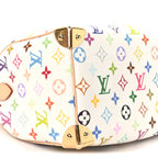 LV X TM Monogram Multicolor Speedy Bandouliere 25 White
