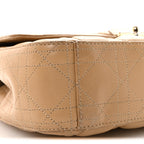 Lambskin Cannage Medium Miss Dior Flap Beige