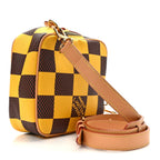Damier Pop Chess Messenger Jaune Mat