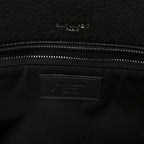 Grained Lambskin Monogram Large Niki Chain Satchel Black