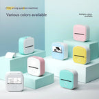 Portable Mini Thermal Label Printer Home Photo Printer