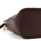 Lambskin Carre Quilted Cassandre Small Bucket Bag Hot Wine