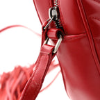 Calfskin Matelasse Monogram Lou Camera Bag Red