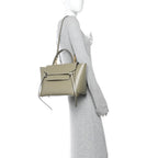Smooth Calfskin Mini Belt Bag Light Khaki Cream
