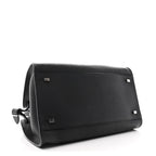 Matte Grained Calfskin Soft Margaux 12 Black