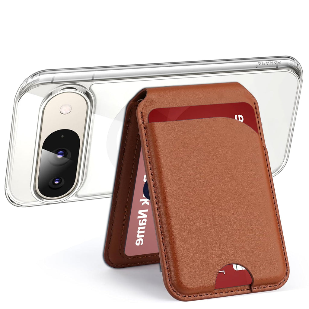 SAHARA - Venture Series Clear Case with Detachable Leather Wallet - Google Pixel 9 and 9 Pro