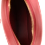 Smooth Calfskin Small Triomphe Oval Crossbody Purse Lipstick