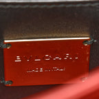 Calfskin Studded Serpenti Forever Top Handle Black