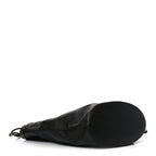 Santorini Lux Calfskin Y Drawstring Tote Black