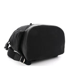 Nylon Grained Calfskin Watson Diaper Bag Black