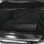 Lambskin Quilted Mini Bow Bag Black